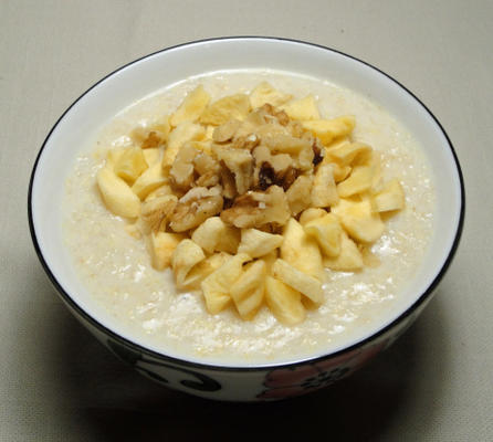 cereal de quinoa quente