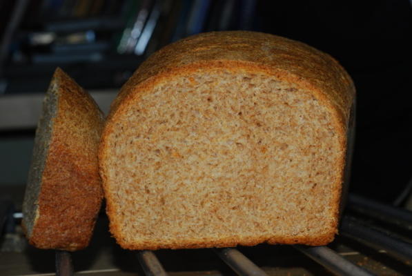 pães de ar 100% de trigo integral da mãe