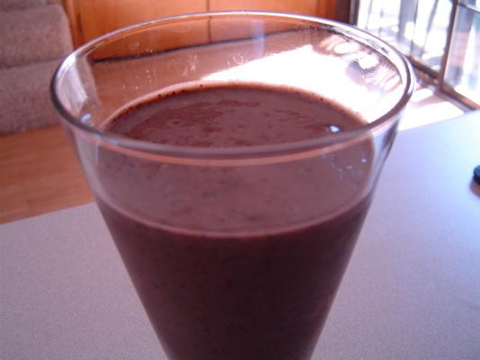 smoothy de chocolate (vegano, comer por saúde)