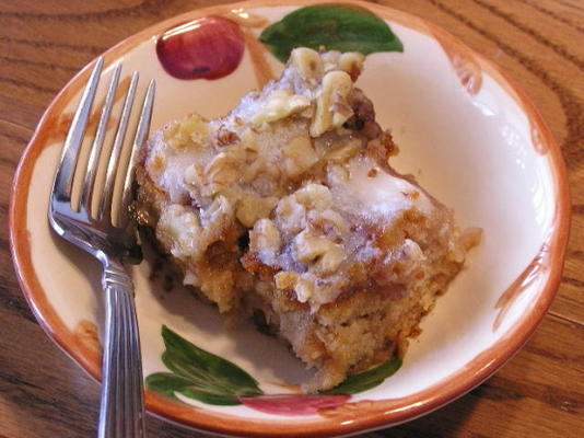 bolo de noz panela de maçã