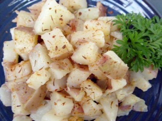 batatas vermelhas com um flare