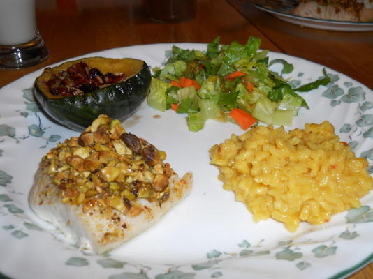 mahi mahi com crosta de pistache