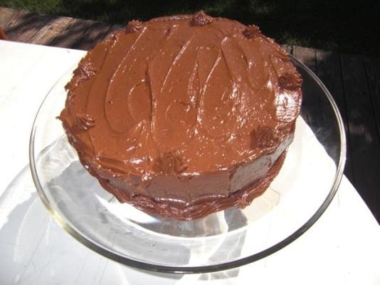 bolo de creme de chocolate francês