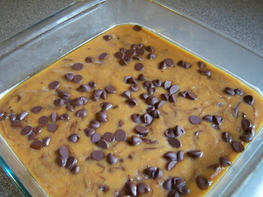 fudge de amendoim com manteiga e chocolate