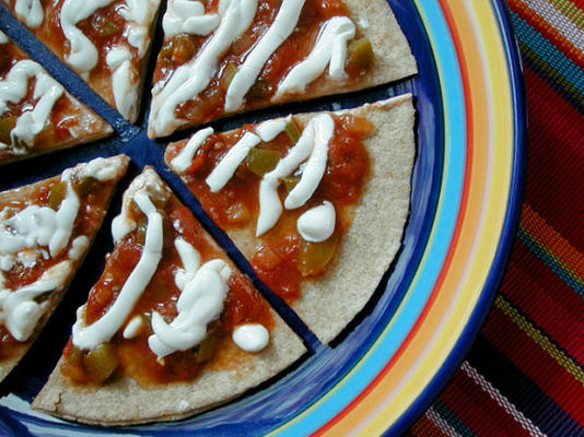 pizza mexicana de microondas