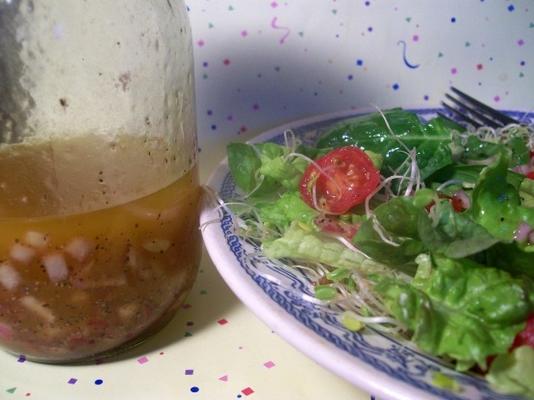 molho de salada de cebola
