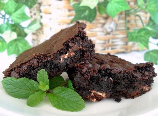 brownies perfeitamente hortelã