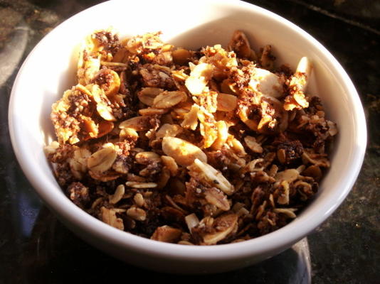 granola californiana (microondas ou forno)