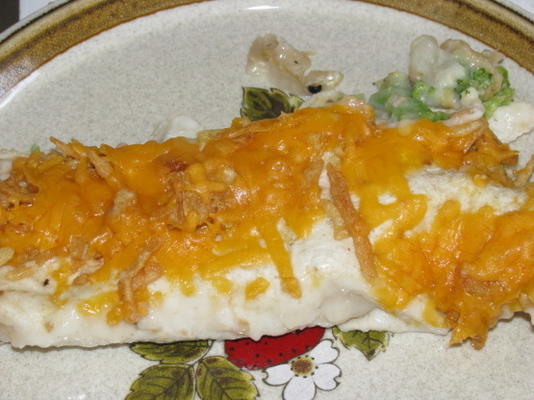 rollups de atum de brócolis
