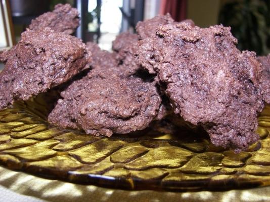 biscoitos de natal de chocolate