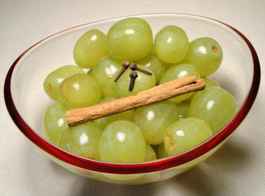 uvas em conserva doce
