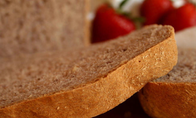 pão de fermento de morango