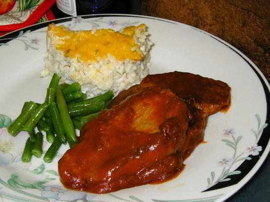 Bife de carne de porco