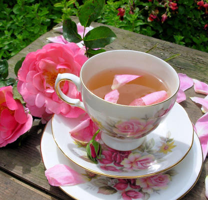 chá de rosas