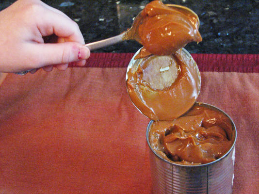 fogão lento dulce de leche