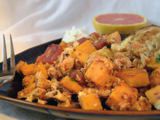 fácil core breakfast scramble