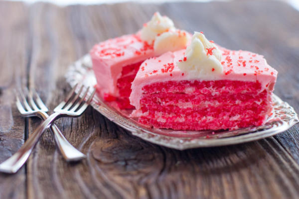 forno fácil de cozer muito rosa bolo