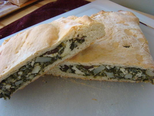 espinafre e queijo feta 