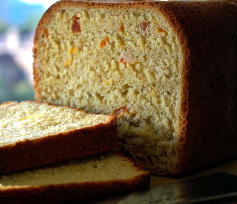 pão de amêndoa de damasco (breadmaker 1 1/2 lb. pão)
