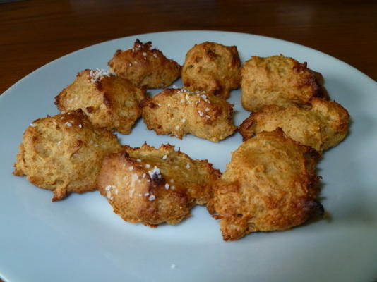 biscoitos de banana e manteiga de amendoim