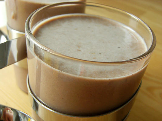 smoothie de aveia com chocolate - o café da manhã pós-treino perfeito