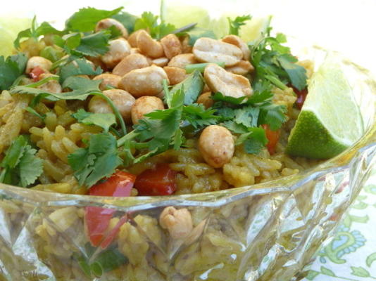 arroz de caril de coco