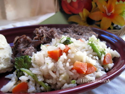 arroz veggie rápido