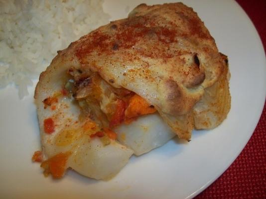 filetes de linguado recheado