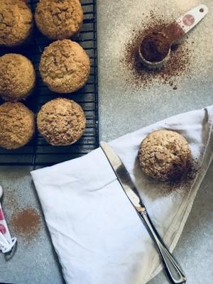 muffins strusel de cidra de maçã