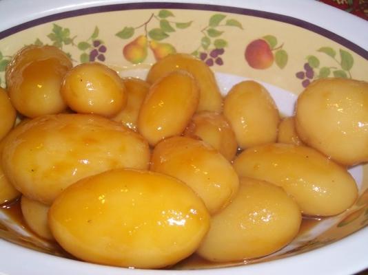 batatas escandinavas caramelizadas