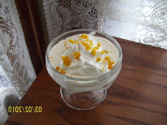 mousse de laranja claro