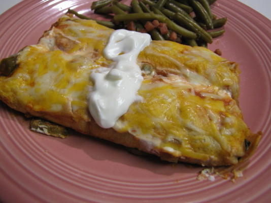 carne fácil ou enchiladas vegetarianas