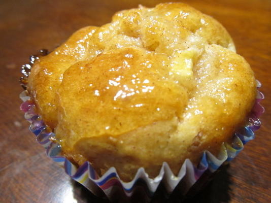 muffins de especiarias de maçã doce