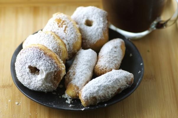 rosquinhas de maçã de açúcar mascavo