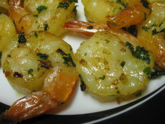 camarão laranja alho