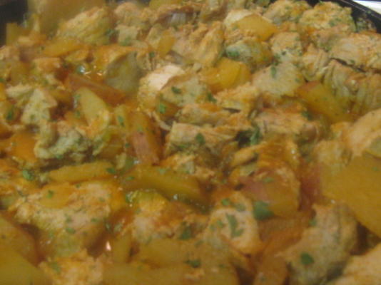 caçarola de atum e batata basca