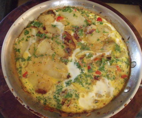 omelete de batata espanhola (tortilla)