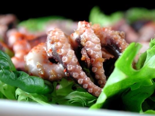 salada de lula ou salada de polvo - estilo japonês