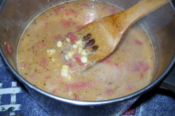 sopa de farinha - sopa de milho sul-africano