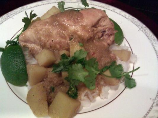 frango de capim-limão e curry de batata - adaptado de andrea nguyen