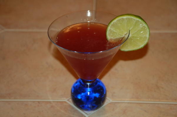 um martini de limão berry