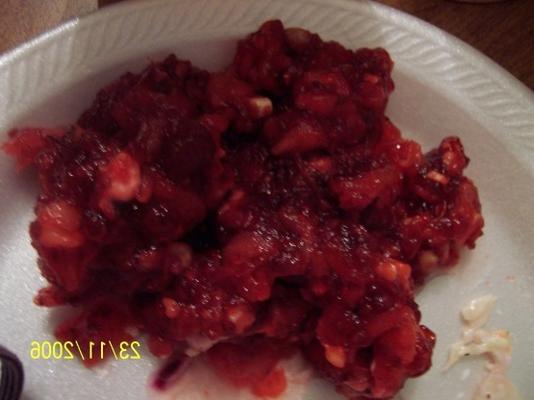 salada de cranberry-noz fácil