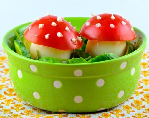 salada de cogumelo (para crianças!)