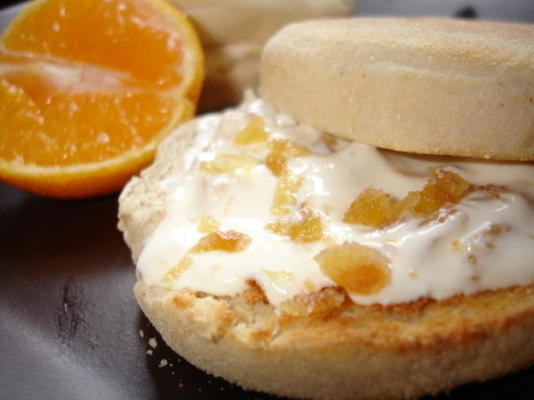 sanduíches de queijo creme