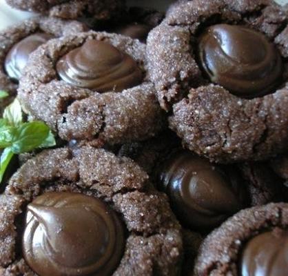 bailey's irish cream kiss cookies de chocolate