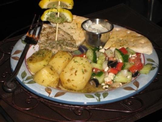 peito de frango grega souvlaki