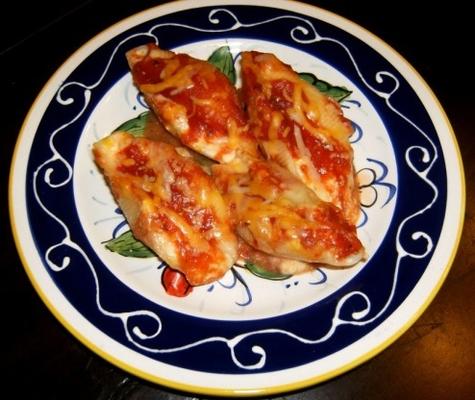 três queijos recheados italiano