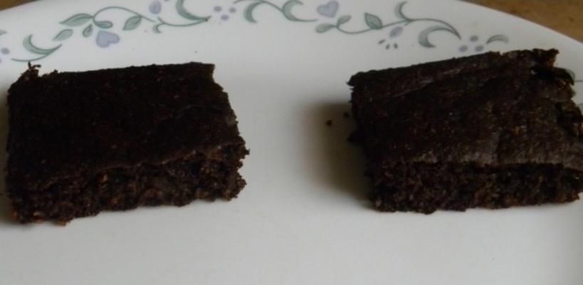 ana gourmet: brownies integrais de chocolate integral