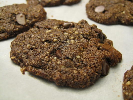 biscoitos duplos de chocolate mocha (sem glúten e vegan!)