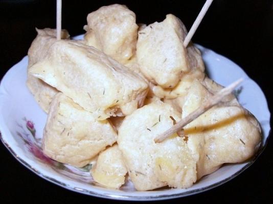 aperitivos de sopro de queijo picante